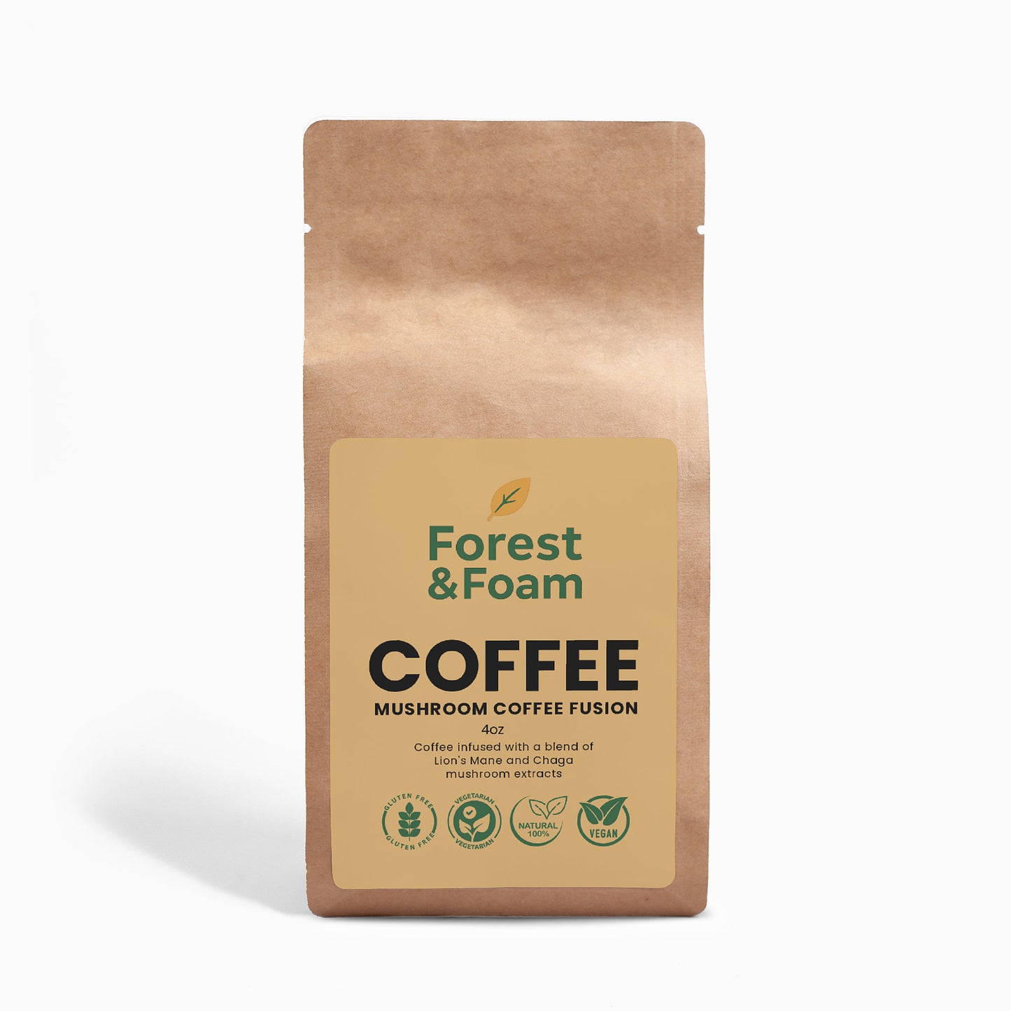 Mushroom Coffee Fusion - Lion’s Mane & Chaga 4oz