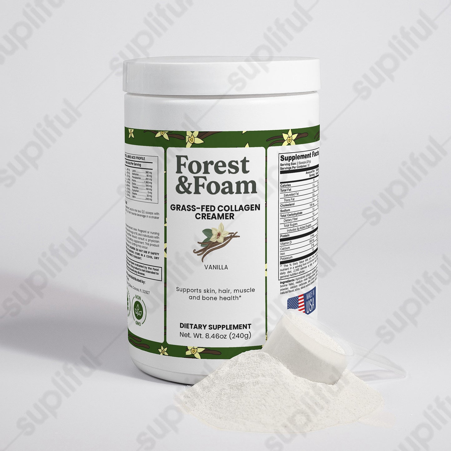 Grass-Fed Collagen Creamer (Vanilla)